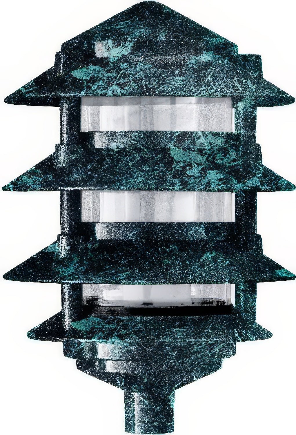 Dabmar Lighting D5100-L9-27K-VG verde green pagoda light