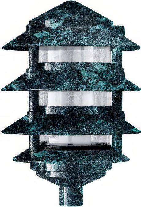 Dabmar Lighting D5100-L9-27K-VG verde green pagoda light