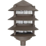 Dabmar Lighting D5100-L9-40K-3B-BZ bronze pagoda light