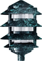 Dabmar Lighting D5100-L9-40K-VG verde green pagoda light