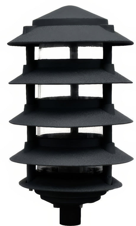Dabmar Lighting D5500-10T-B black pagoda light