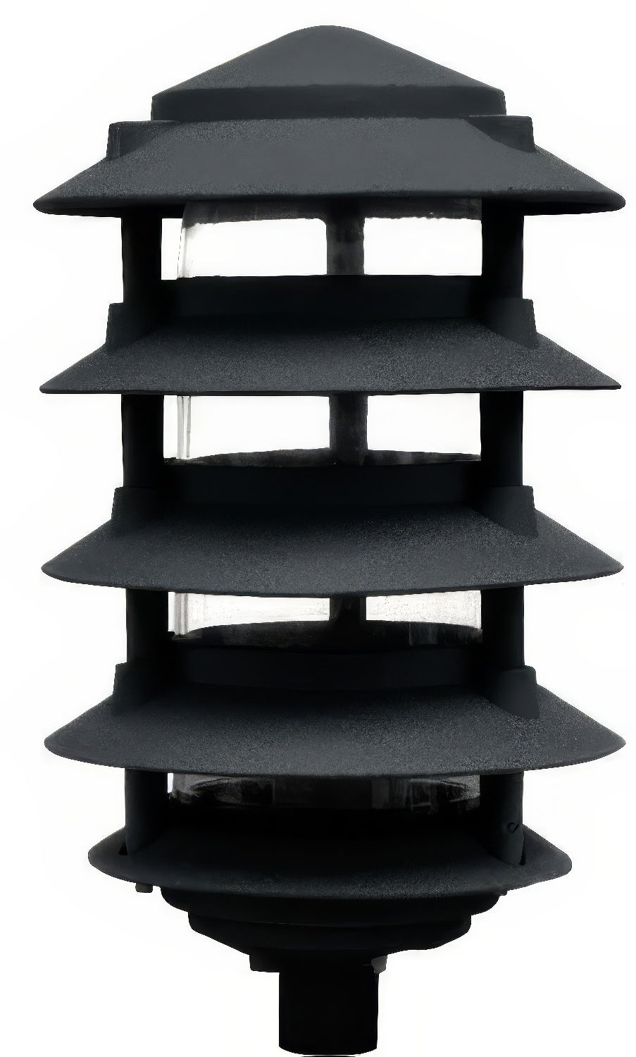 Dabmar Lighting D5500-10T-B black pagoda light