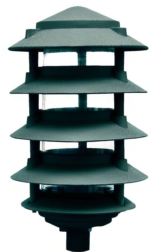 Dabmar Lighting D5500-G green pagoda light