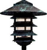 Dabmar Lighting D5500-L12-30K-10T-VG verde green pagoda light