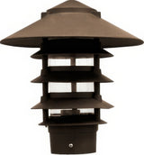 Dabmar Lighting D5500-L12-30K-310-BZ bronze pagoda light