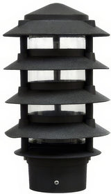 Dabmar Lighting D5500-L12-30K-3B-B black pagoda light