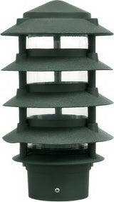 Dabmar Lighting D5500-L12-30K-3B-G green pagoda light