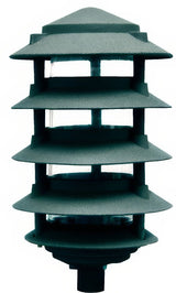 Dabmar Lighting D5500-L12-30K-G green pagoda light