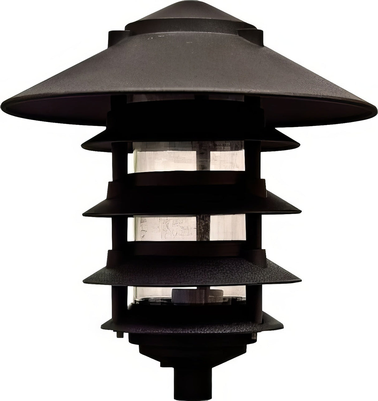 Dabmar Lighting D5500-L12-40K-10T-B black pagoda light