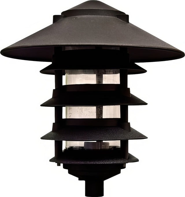 Dabmar Lighting D5500-L12-40K-10T-B black pagoda light