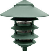 Dabmar Lighting D5500-L12-40K-10T-G green pagoda light