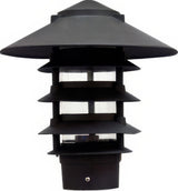 Dabmar Lighting D5500-L12-40K-310-B black pagoda light