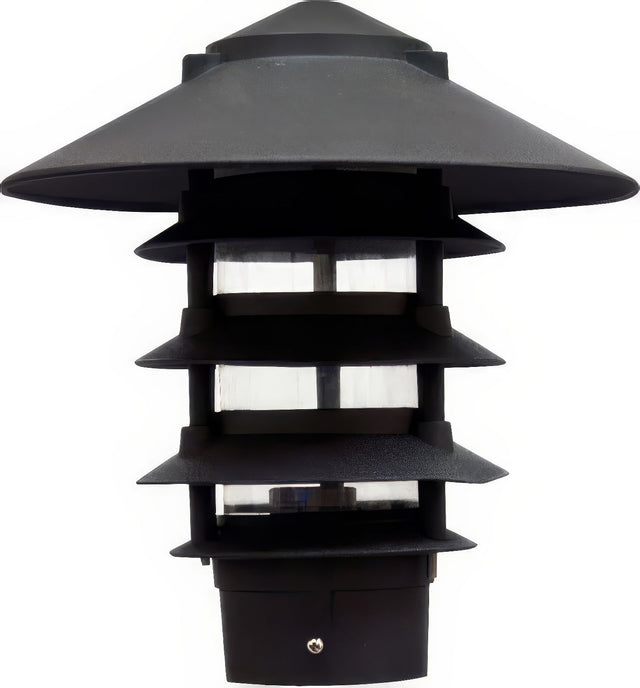 Dabmar Lighting D5500-L12-40K-310-B black pagoda light