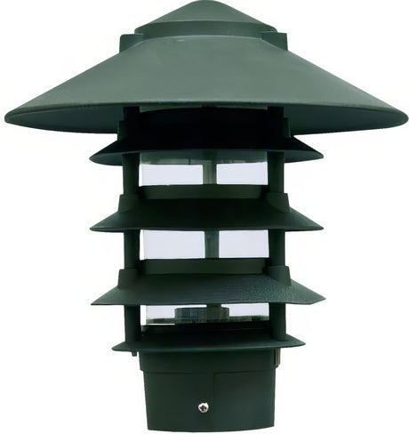 Dabmar Lighting D5500-L12-40K-310-G green pagoda light