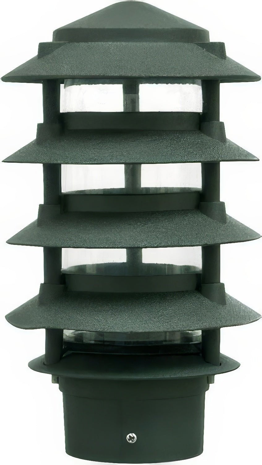 Dabmar Lighting D5500-L12-40K-3B-G green pagoda light