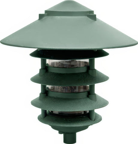 Dabmar Lighting D5500-L12-50K-10T-G green pagoda light
