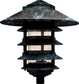 Dabmar Lighting D5500-L12-50K-10T-VG verde green pagoda light