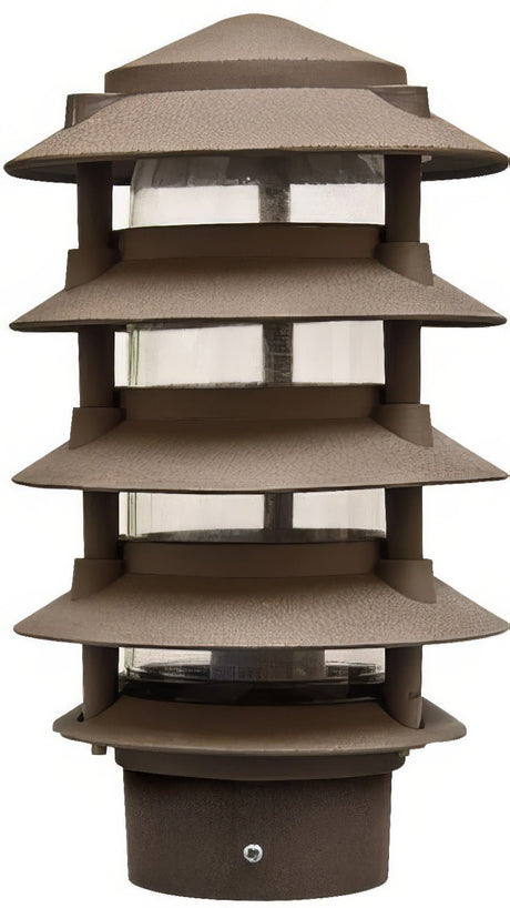 Dabmar Lighting D5500-L12-50K-3B-BZ bronze pagoda light