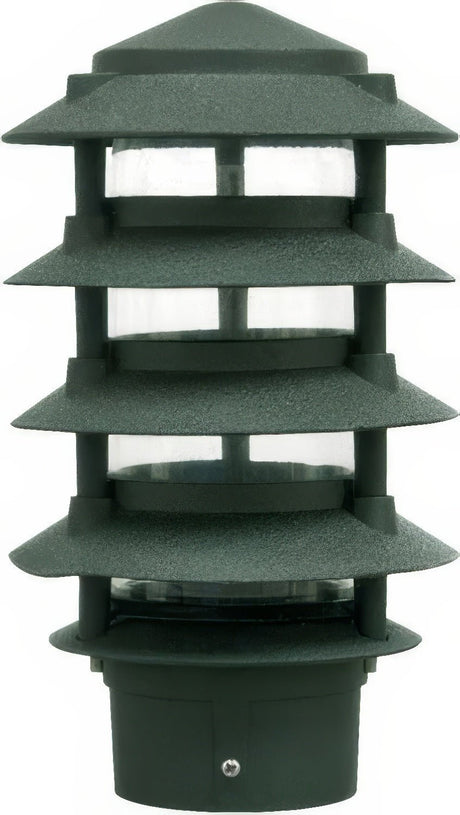 Dabmar Lighting D5500-L12-50K-3B-G green pagoda light
