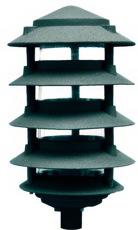 Dabmar Lighting D5500-L12-50K-G green pagoda light
