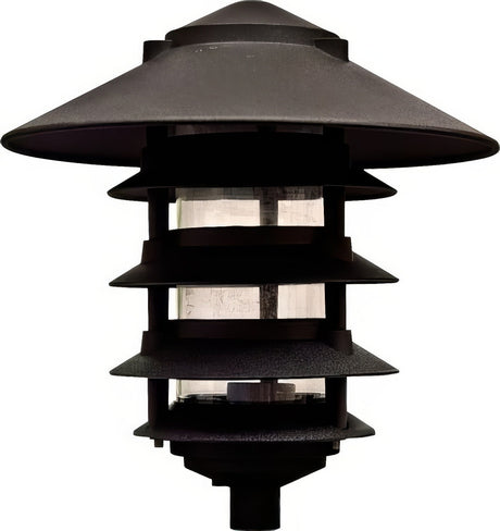 Dabmar Lighting D5500-L6-30K-10T-B black pagoda light