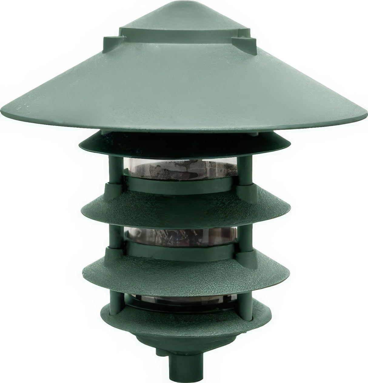 Dabmar Lighting D5500-L6-30K-10T Cast Alum Pagoda 5-Tier 1/2" Base 10" Top 120V E26 LED 6W 30K