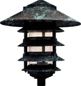 Dabmar Lighting D5500-L6-30K-10T Cast Alum Pagoda 5-Tier 1/2" Base 10" Top 120V E26 LED 6W 30K