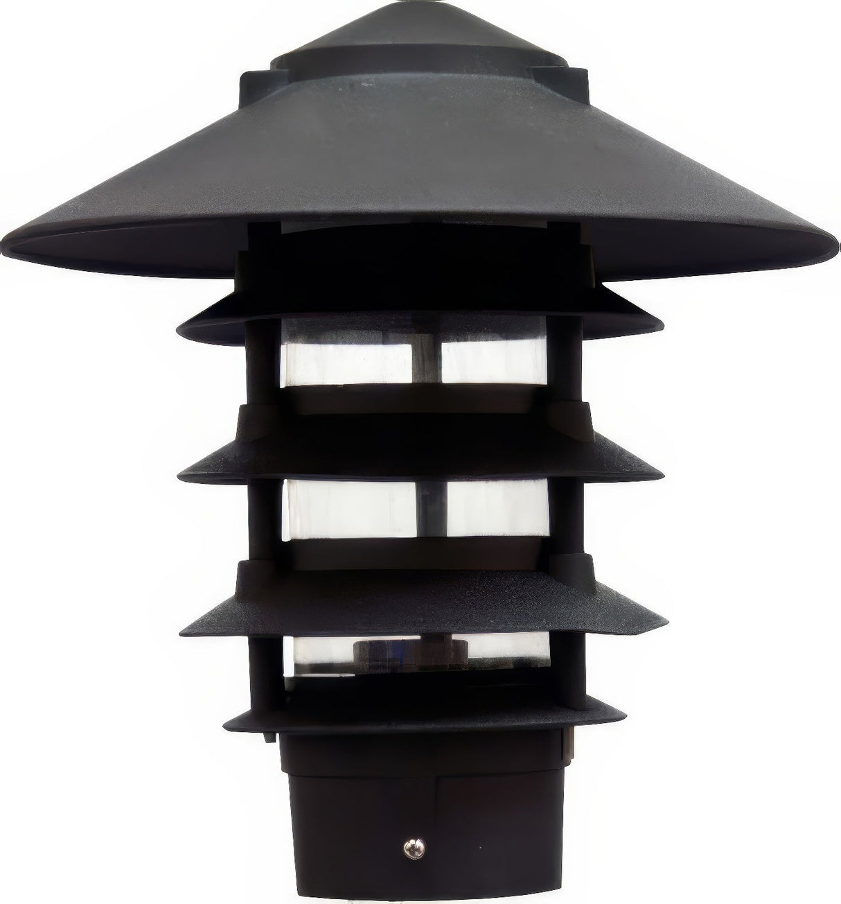 Dabmar Lighting D5500-L6-30K-310-B black pagoda light
