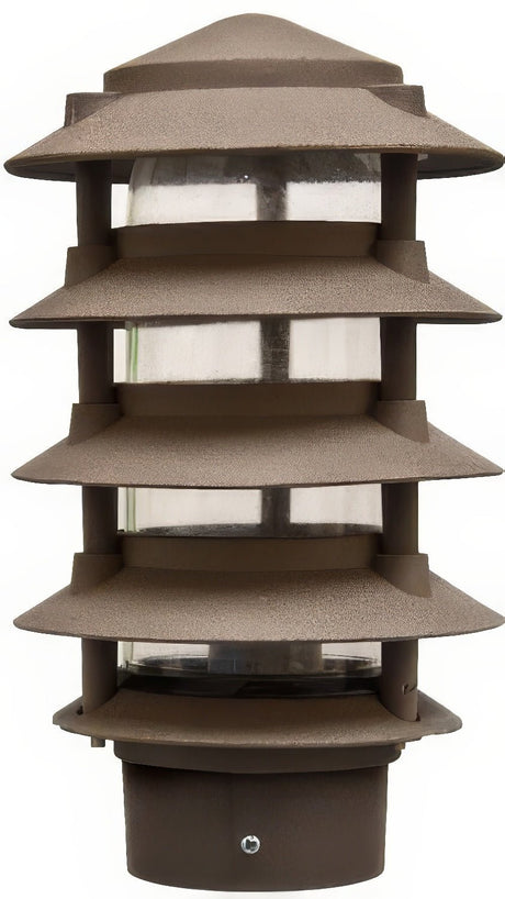 Dabmar Lighting D5500-L6-30K-3B-BZ bronze pagoda light