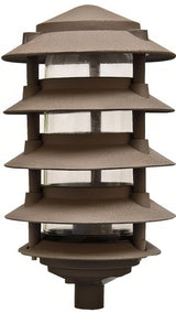 Dabmar Lighting D5500-L6-30K-BZ bronze pagoda light