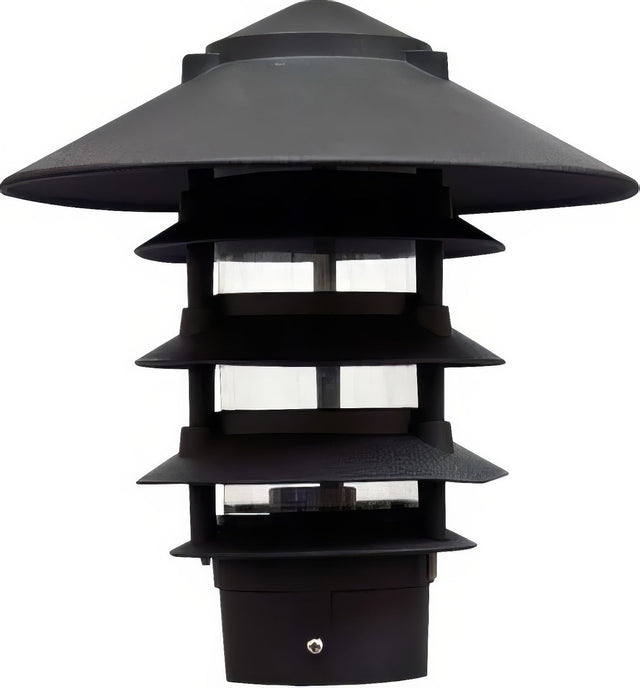 Dabmar Lighting D5500-L6-60K-310-B black pagoda light