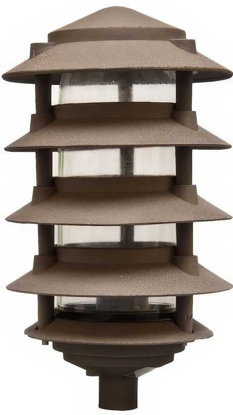 Dabmar Lighting D5500-L6-60K-BZ bronze pagoda light