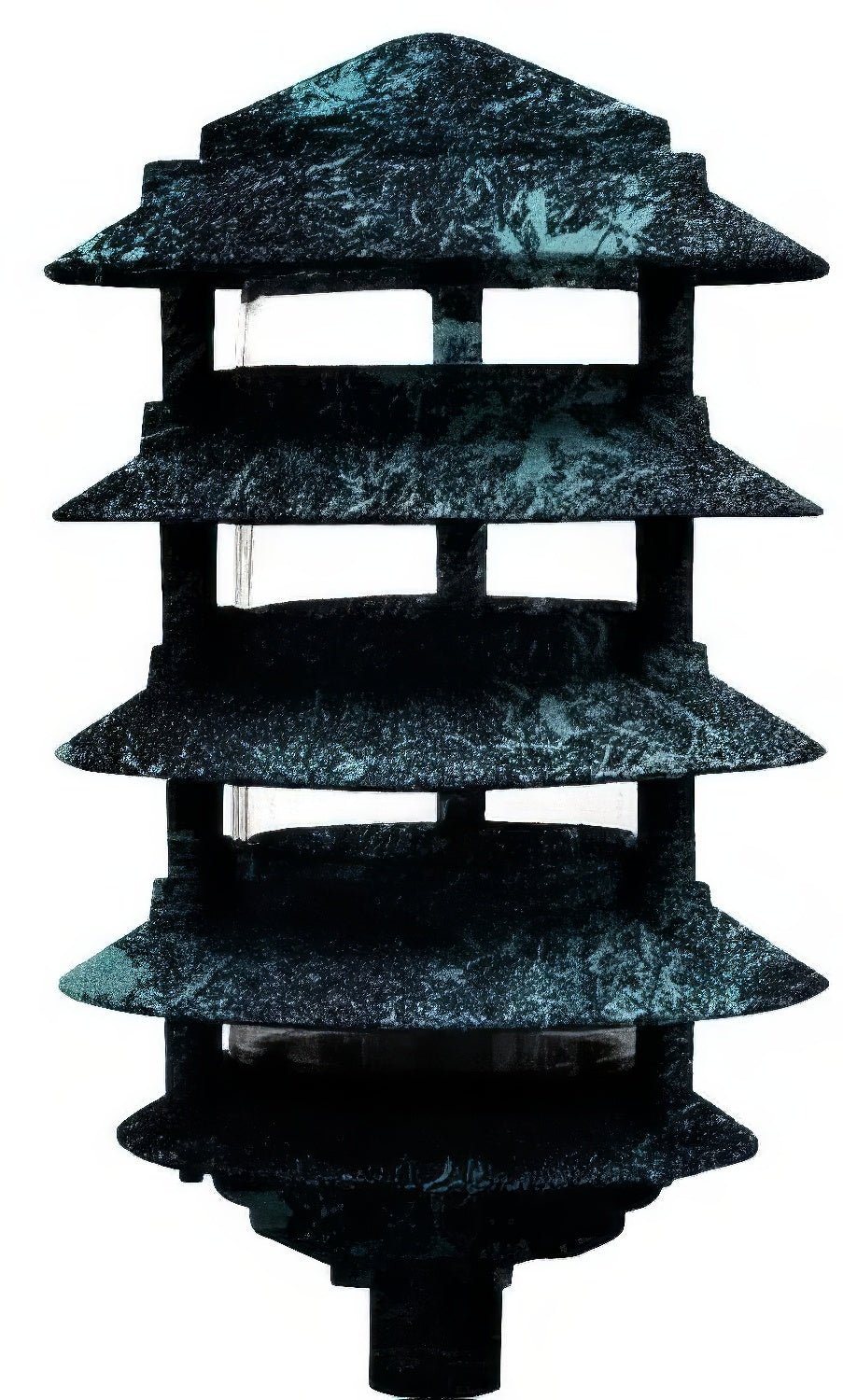 Dabmar Lighting D5500-L6-60K-VG verde green pagoda light