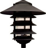 Dabmar Lighting D5500-L6-RGBW-10T-B black pagoda light