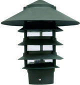 Dabmar Lighting D5500-L6-RGBW-310-G green pagoda light