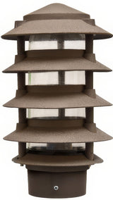 Dabmar Lighting D5500-L6-RGBW-3B-BZ bronze pagoda light