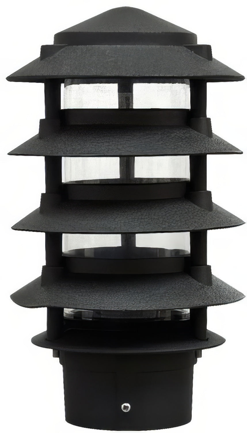 Dabmar Lighting D5500-L9-27K-3B-B black pagoda light