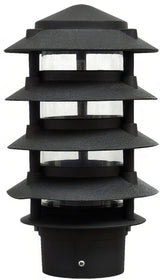 Dabmar Lighting D5500-L9-27K-3B-B black pagoda light