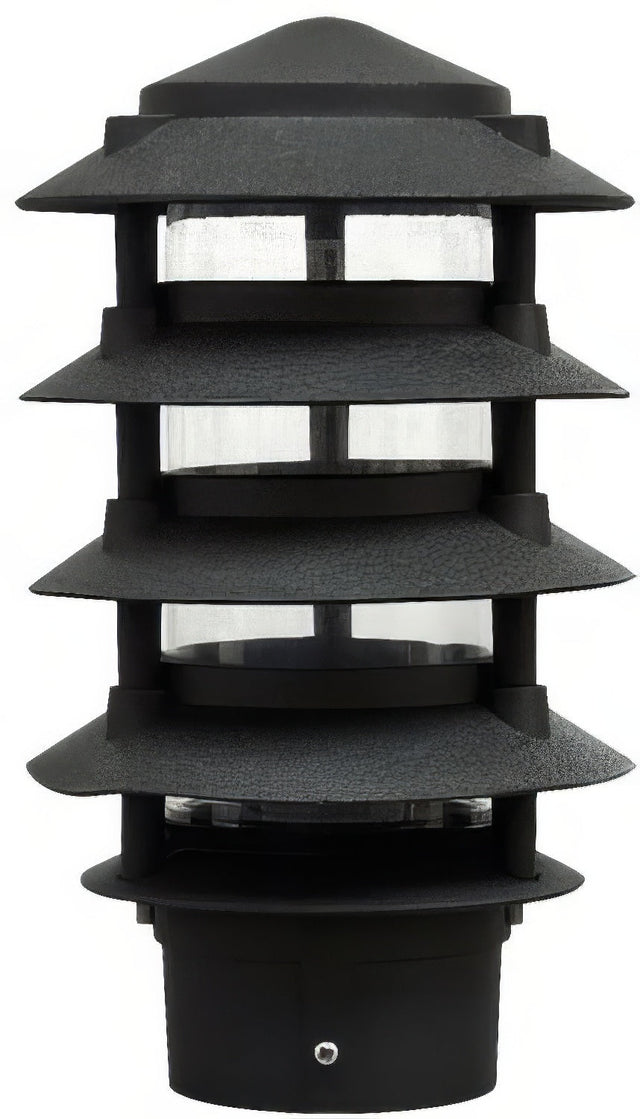 Dabmar Lighting D5500-L9-27K-3B-B black pagoda light
