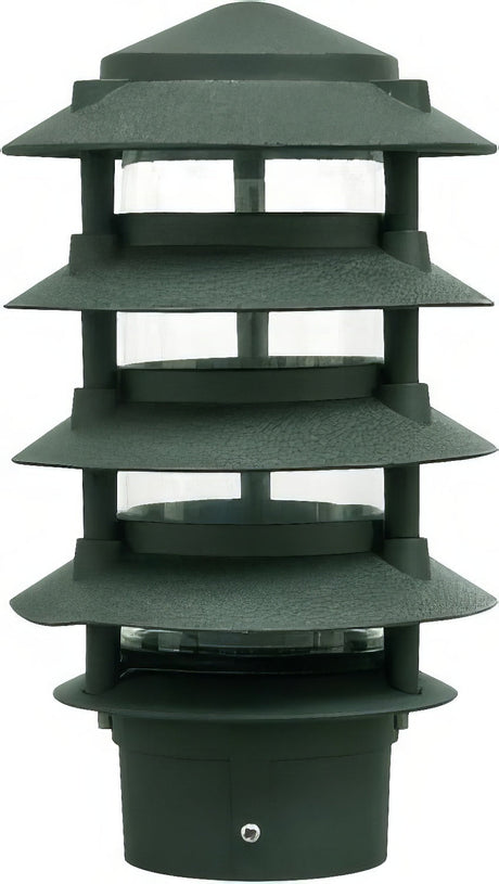 Dabmar Lighting D5500-L9-27K-3B-G green pagoda light