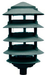 Dabmar Lighting D5500-L9-27K-G green pagoda light