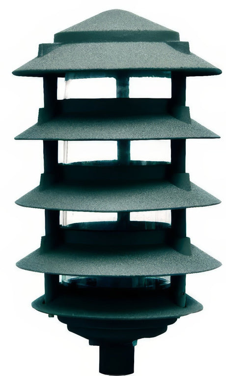 Dabmar Lighting D5500-L9-27K-G green pagoda light