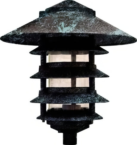 Dabmar Lighting D5500-L9-40K-10T-VG verde green pagoda light