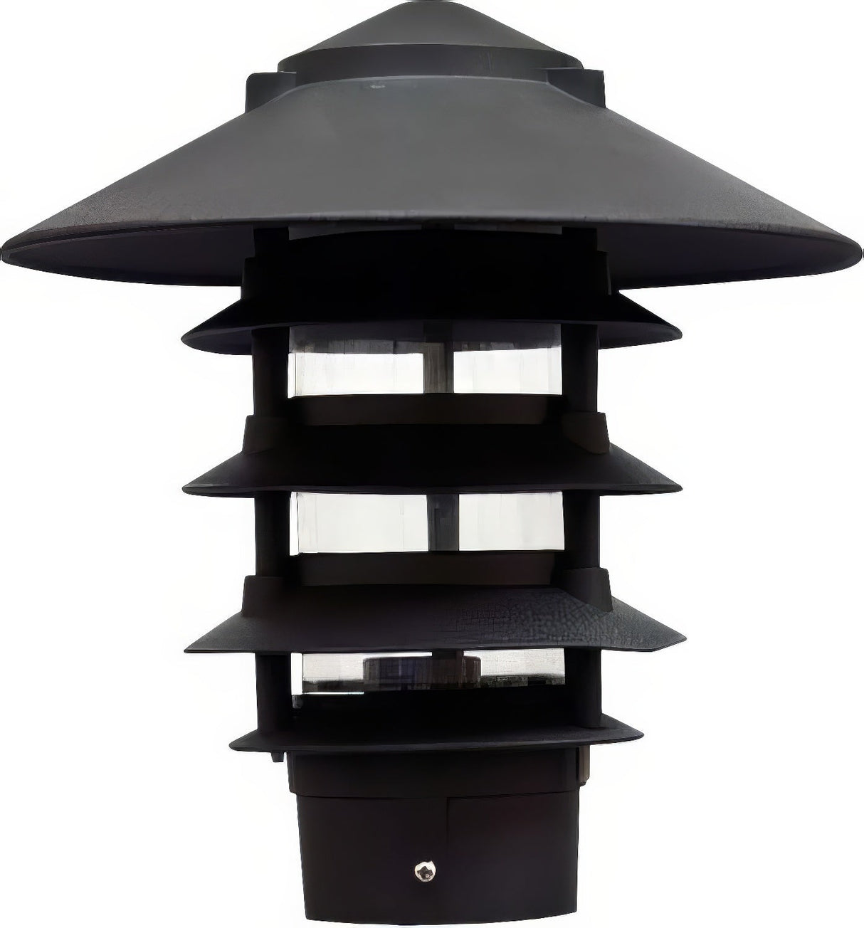 Dabmar Lighting D5500-L9-40K-310-B black pagoda light
