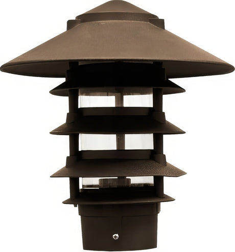 Dabmar Lighting D5500-L9-40K-310-BZ bronze pagoda light