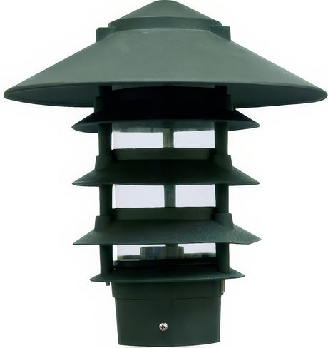 Dabmar Lighting D5500-L9-40K-310-G green pagoda light