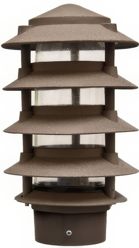 Dabmar Lighting D5500-L9-40K-3B-BZ bronze pagoda light