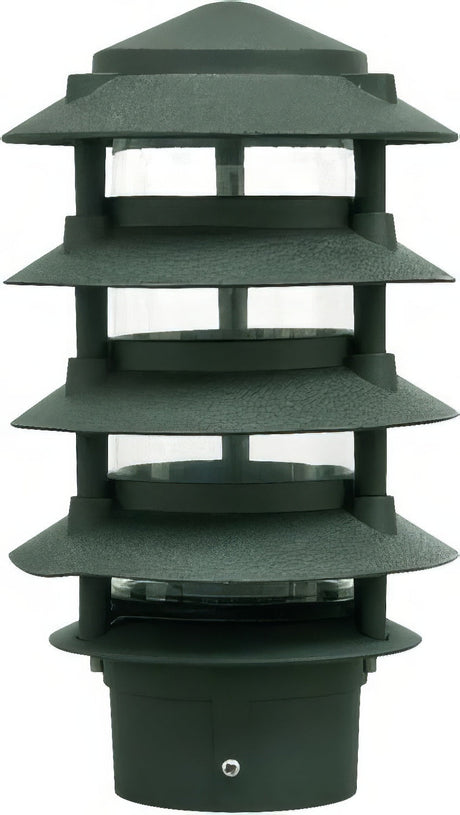 Dabmar Lighting D5500-L9-40K-3B-G green pagoda light