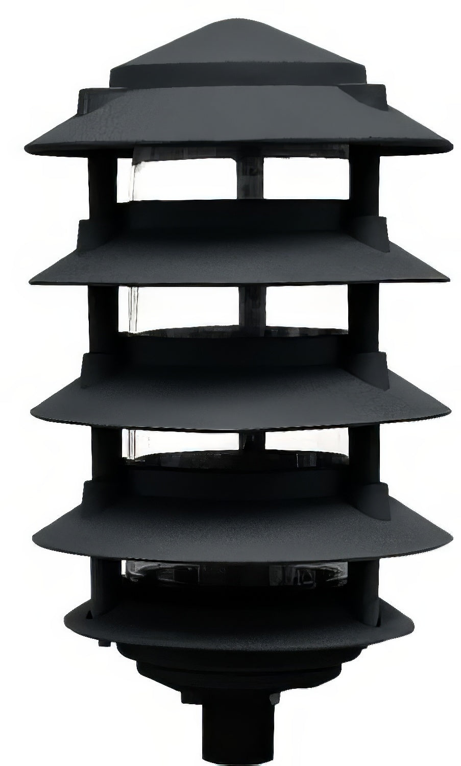 Dabmar Lighting D5500-L9-40K-B black pagoda light