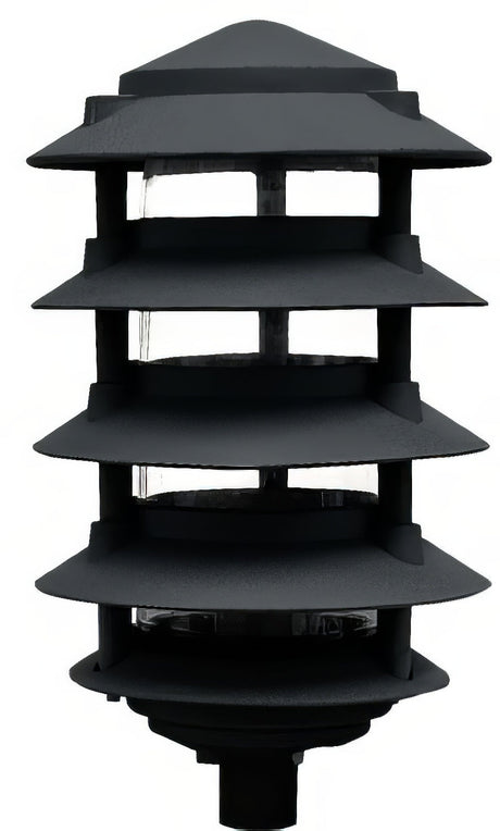 Dabmar Lighting D5500-L9-40K-B black pagoda light